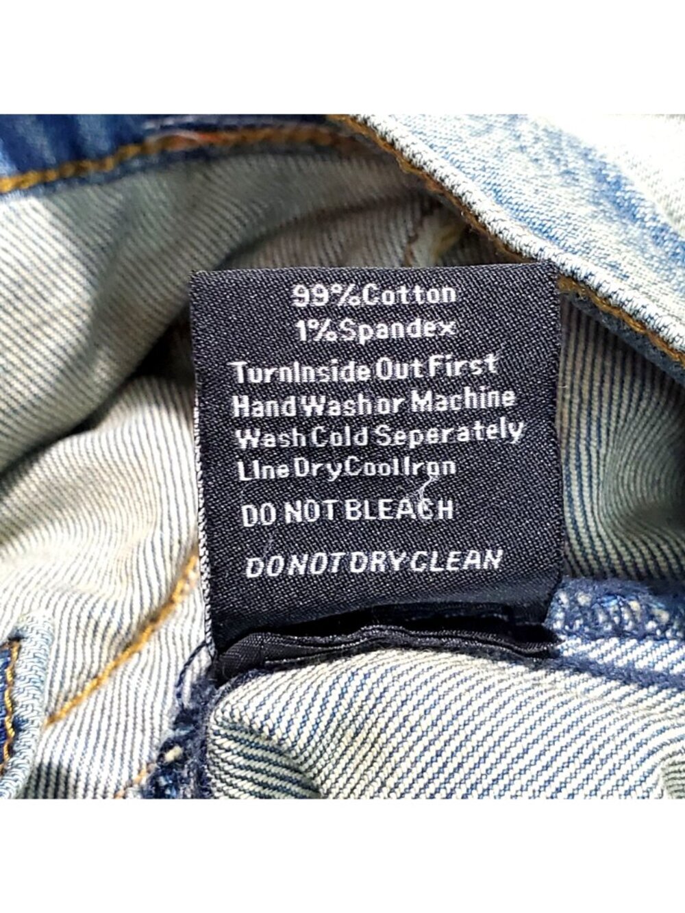 Embellish Mens Distressed Denim Jacket Size Large Blue Style EMBF121-200 NWT - Picture 9 of 15